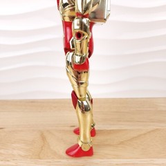 Superhuman Samurai Syber Squad Metal Data Matrix Servo Gold Steel Uniform
