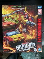 Transformers WFC Kingdom Commander Class Rodimus Prime never been opened.