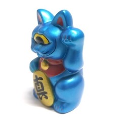 Real Head Sofubi Chaosman & Fortune Cat Baby Vinyl Figures – Rare Collectible