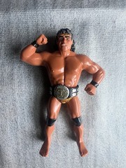 WWF WWE LJN WRESTLING SUPERSTARS LOT CASE 18 FIGURES & ACCESSORIES HULK HOGAN