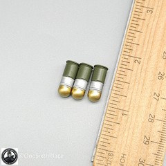 1:6 scale Easy & Simple NAVY Special Warfare 40mm Grenades (x3) for 12″ Figures