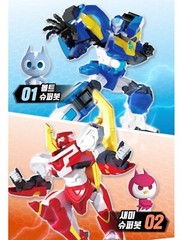 Miniforce Super Dino Power 2 SUPER TYRAKING 5-Dino Integration Transformer Robot
