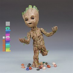 Guardians of the Galaxy Groot Action Figure Baby Groot HT 1:1 Model Toy Box NEW