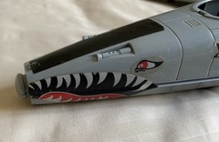 Vtg 1986 Hasbro G.I. Joe X-30 Gray Conquest Fighter Jet Aircraft Toy Airplane
