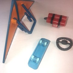 Roblox Piggy Figure Accessories Hang Glider Skateboard Toy Lot Of 4 Mixed Lot