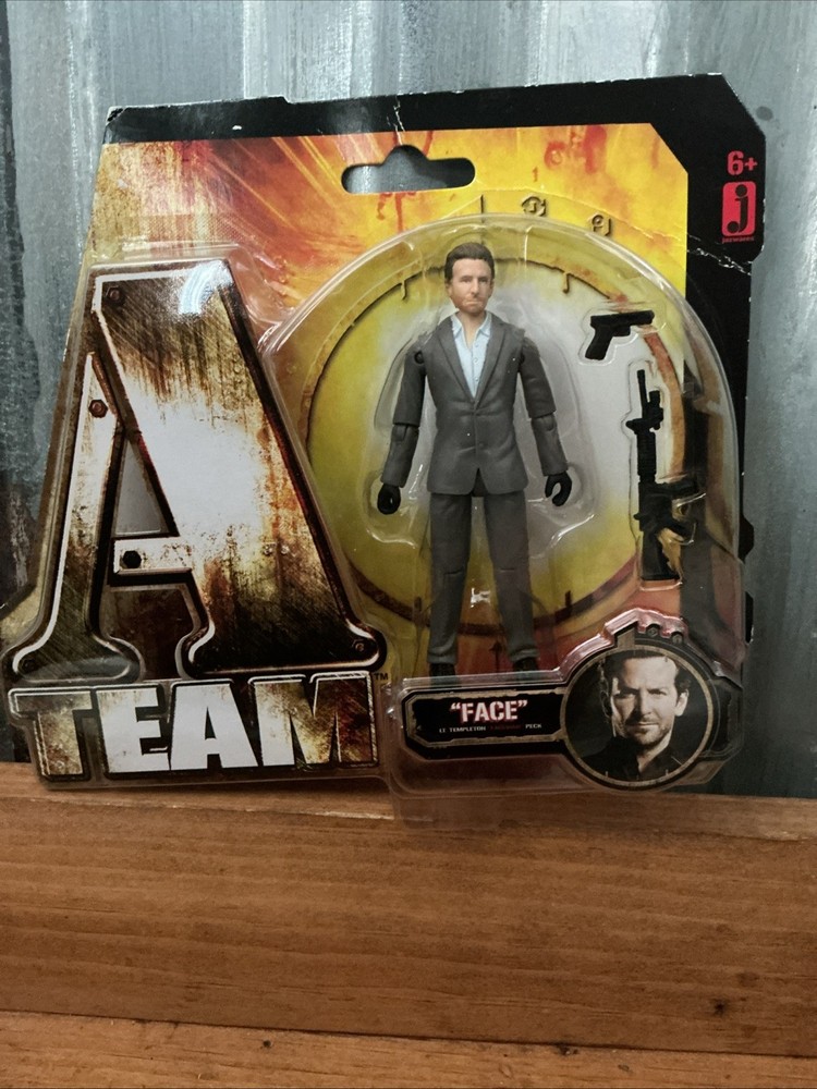 Bradley Cooper The A-Team Face “Faceman” Figure 4″ New 2010