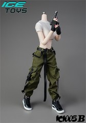ICE TOYS IC1005 1/6 Vest & Cargo Pants Clothing Model Fit 12in Body Figures