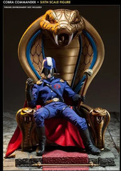 🐍 Sideshow G.I. Joe COBRA THRONE 1/6 Scale Diorama | New + RARE!