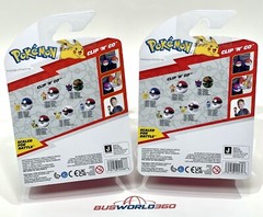 POKEMON Clip ‘N’ Go Balls ZORUA + Dusk Ball & TURWIG + Poke Ball – LOT of 2x NEW