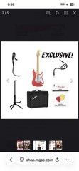 -Mga Miniverse Real Music Record Shop With Exclusive Fender-In Hand