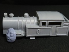 Custom Timothy The Ghost Engine Shell Fits TOMY Trackmaster