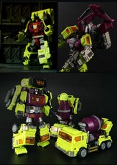 New In Stock NBK Devastator Transformation Toy Oversized Figure No Box