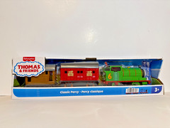 Thomas & Friends Motorized Classic Percy, Mail Car, & Caboose Train 2025 New
