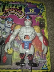 CREEPY CRAWLERS T3 HTF-NISP Goop Mandos CARDED FIGURE+MOLD 1994 Toy Max