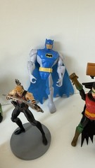 Marvel DC Superhero Action Figure Lot of 12 Batman Loki Vision Hawkeye Robin
