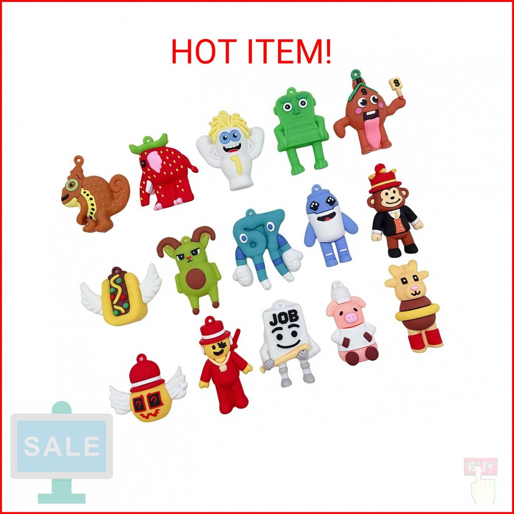Mushplushies 15PCS Italian Brainrot Steal a Brainrot 67 Toys, 1.8″ Brain Rot Act