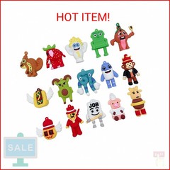 Mushplushies 15PCS Italian Brainrot Steal a Brainrot 67 Toys, 1.8″ Brain Rot Act