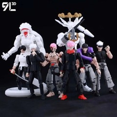 9L 3D Anime Figure Jujutsu Kaisen Sukuna T13 Movable Dummy Lucky13 Toy Gift
