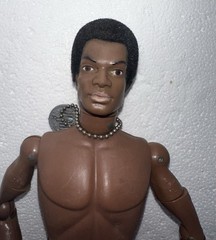 VINTAGE HASBRO 1970 GI JOE ADVENTURE TEAM AFRICAN AMERICAN ADVENTURER 7404 w/Box