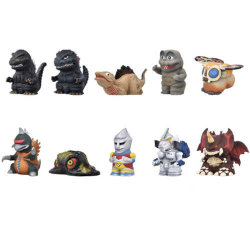 Godzilla Puppet Mascot Vol. 02 Ensky 1.5-Inch Soft Vinyl Finger Puppet Mini-F…