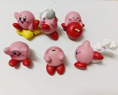 lot of 6 Kirby mini FIGURE 2cm-3cm #d2