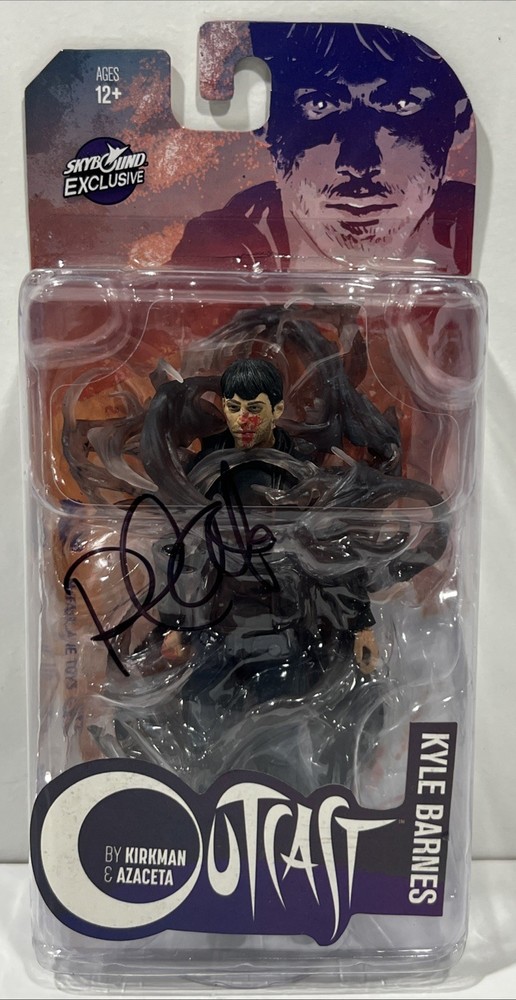 McFarlane Toys Outcast Kyle Barnes Skybound Action Figure Signed Paul Azaceta