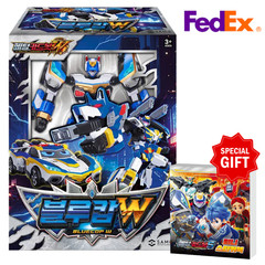 Metal Cardbot W BLUECOP W BLUE COP W Police Car Transformer Robot Car Toy 2025