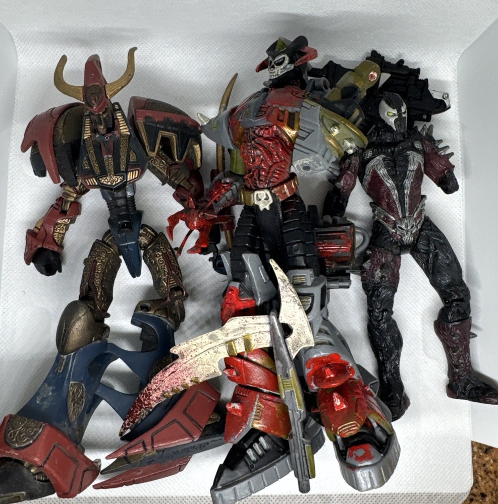 VTG McFarlane Toys Spawn Lot Manga Samurai And More *Damage + Missing Pieces