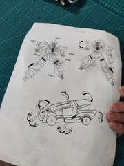 Vintage Bootleg Voltron Toys Transformers mitsubishi car LionCar