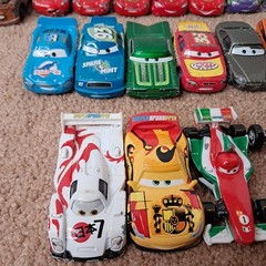 Lot Of 18 Disney’s Pixar Cars Die-Cast Racing Toys Mattel Mini Figures