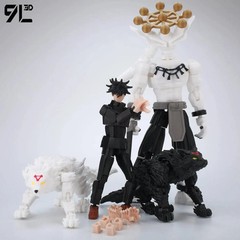 9L3D Printed Anime Jujutsu Kaisen Movable Shapeshift Action Figures Toys