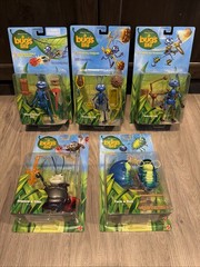 1998 Mattel A Bugs Life Lot Of 5 Factory Sealed Pixar Disney Flik
