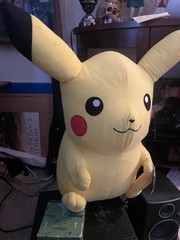 POKEMAN GOTTA CATCH THEM ALL 24’ In Stuffed Pikachu Awesome !!!
