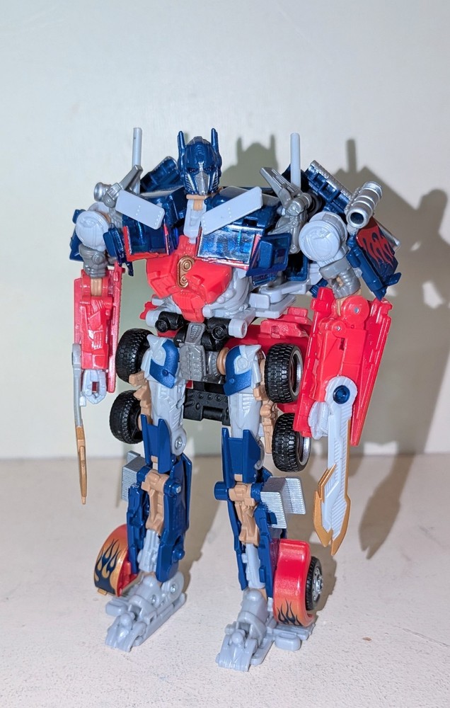 Transformers Reveal the Shield Battle Blades Optimus Prime Rts 2011 Incomplete