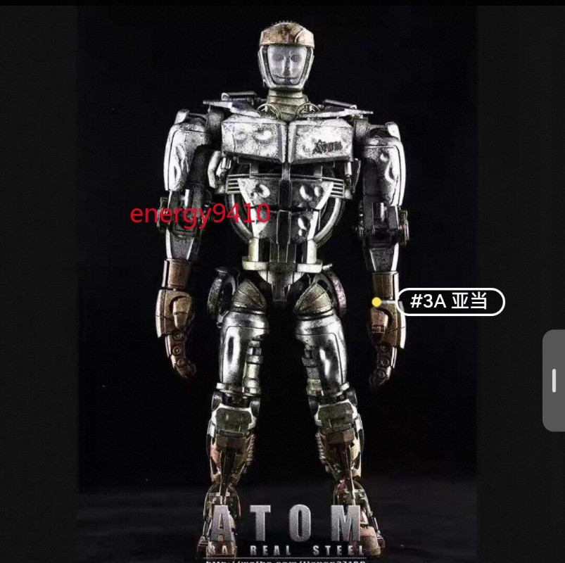 3ATOYS 3A Real Steel ATOM Collectible Action Figure Model Limited Box Boy Gift