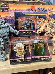 SET OF THREE INHUMANOIDS CUSTOM VINYL TOYS TARBUS IN PACKAGE BY TOY DE JOUR