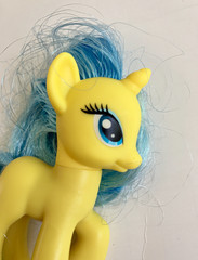 My Little Pony G4 FiM TRU Exclusive Lemony Gem Flower Wishes + MOC Eraser