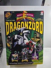 DRAGONZORD Mighty Morphin Power Rangers 1993 Bandai w/ Green Ranger deluxe vtg