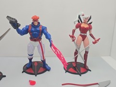 1994 & 1995 Playmate Toys Wild Cats & Youngblood Action Figure Set 3 Figures