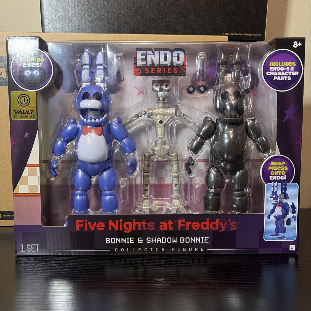 Five Nights at Freddy’s FNAF Jazwares Endo-01 Series Classic + Shadow Bonnie NEW