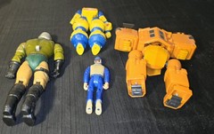 Vintage 80s 90s Action Figure Lot Inhumanoids Transformers Kenner Aliens Parts
