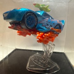 SDCC 2008 Mattel Cars Lightning Storm McQueen Dinoco w/ Case READ
