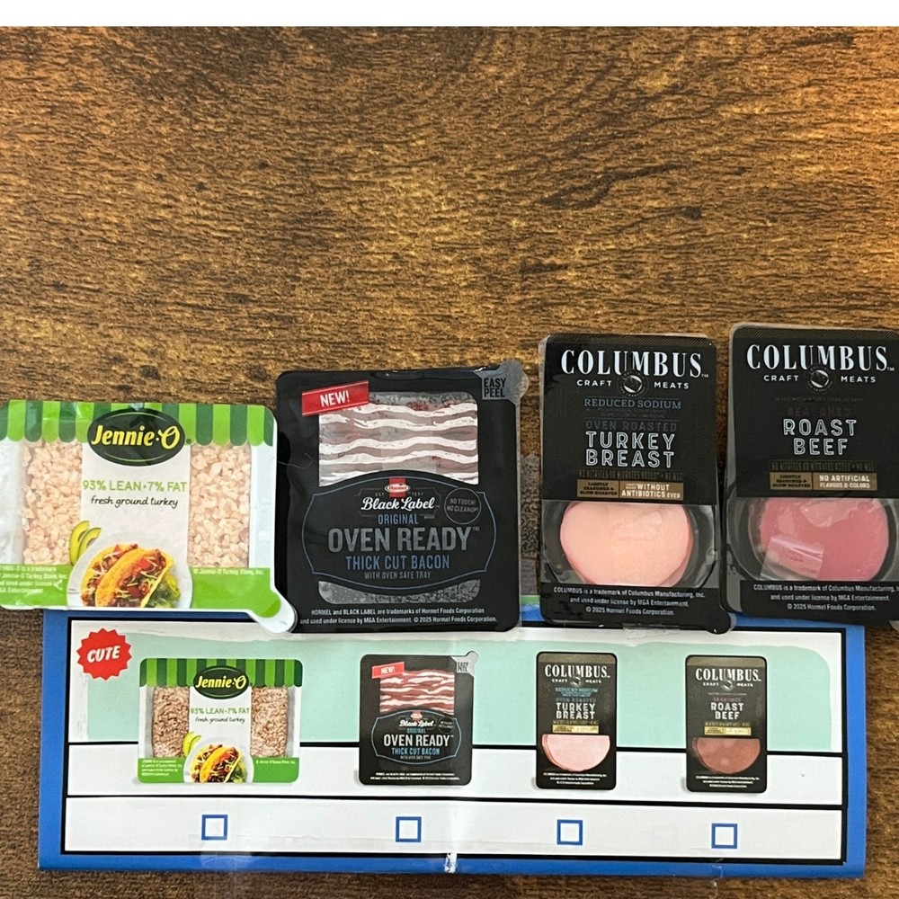 Miniverse Real Brands – Complete Set Jennie-O Hormel Columbus Meats