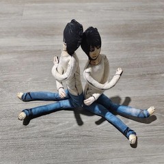 Death Note L·lawliet Figure Doll Abstraction Twistable Plush Iron Wire Flexible