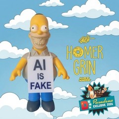 Ron English AI is Fake Homer 2026 Dcon