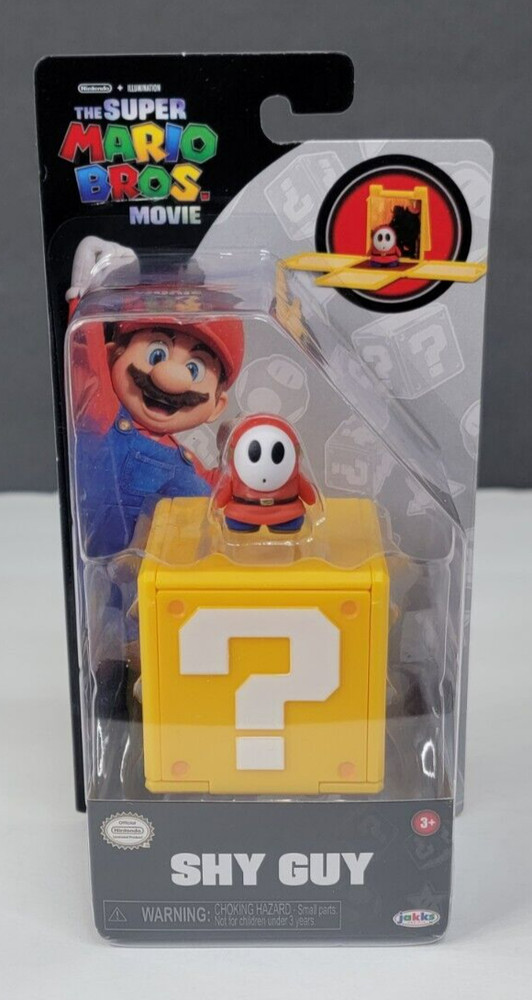 Super Mario Bros Movie Shy Guy 1.25 in Mini Figure Question Block