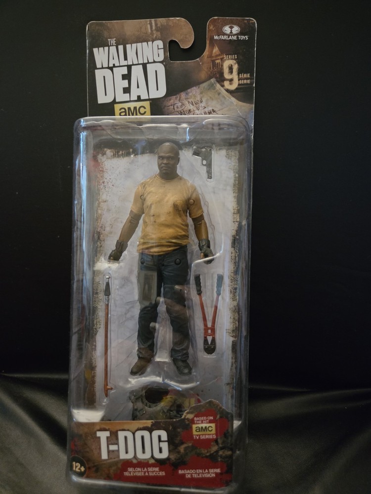 T-DOG Action Figure (McFarlane Toys) AMC THE WALKING DEAD Series 9/ NIB