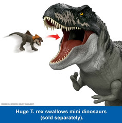 Mattel Jurassic World Rebirth T-Rex Tyrannosaurus Super Colossal action figure