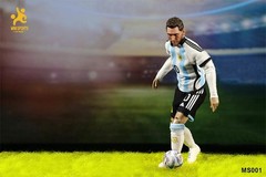Lionel Messi Argentina Soccer 1/12 Action Figure Football MS Studio MS001 New