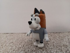Bluey Family & Friends Action Figure GRANDPA BOB Bobba Heeler Bandits Dad RARE